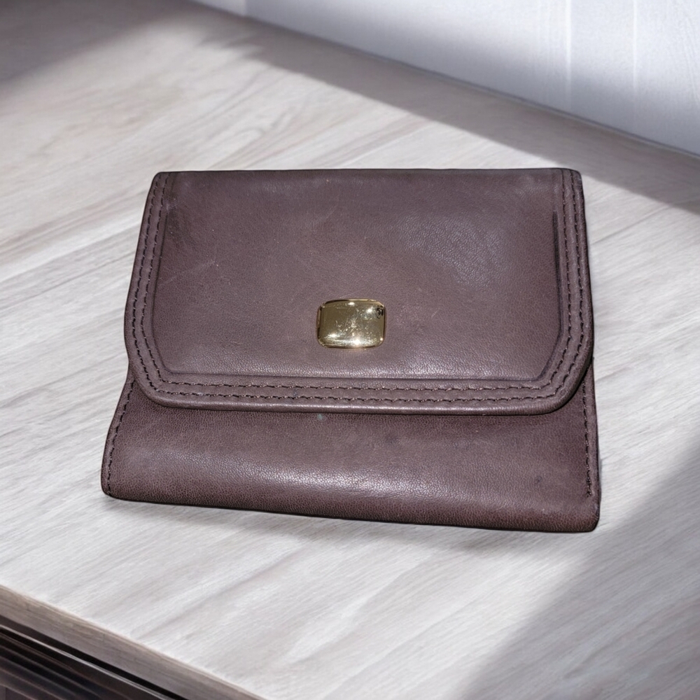 NWOT Cherokee Brown Leather Wallet